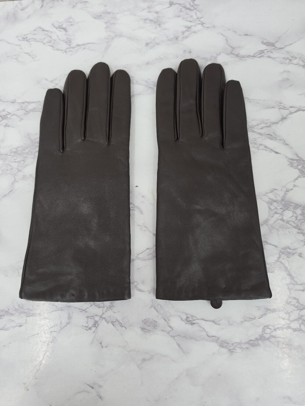 Thinsulate Brown Leather Gloves Ladies Women's L/XL